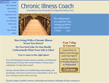 Tablet Screenshot of chronicillnesscoach.com